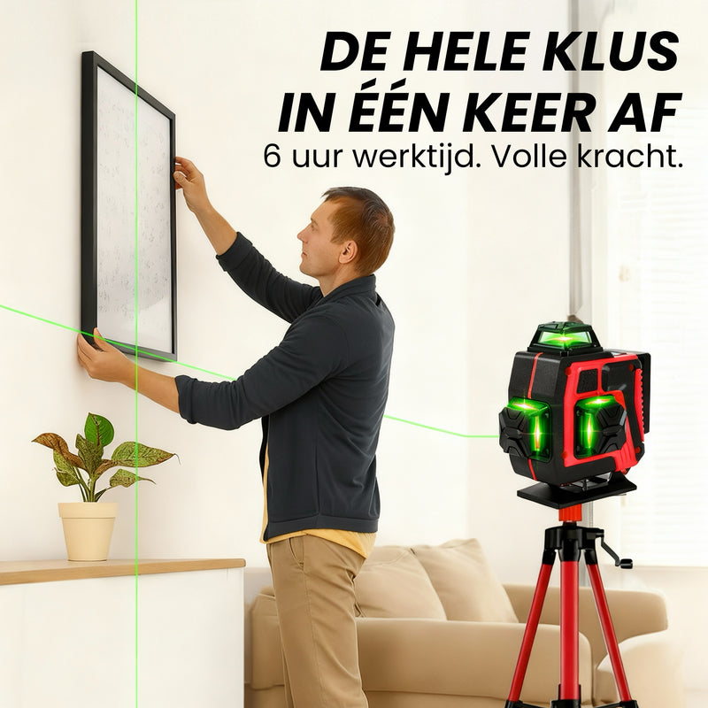 Afbeelding laden in Galerijviewer, Trimmex® Kruislijnlaser - Nooit meer scheef!
