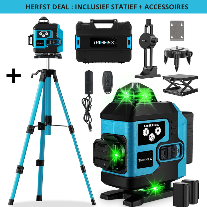 Afbeelding laden in Galerijviewer, Trimmex® Kruislijnlaser - Nooit meer scheef!