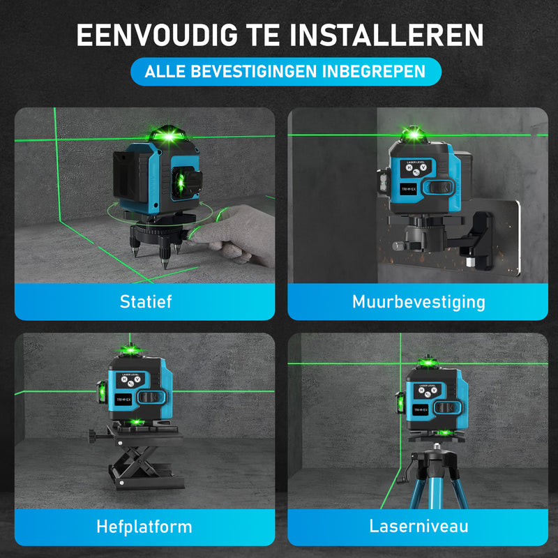 Afbeelding laden in Galerijviewer, Trimmex® Kruislijnlaser - Nooit meer scheef!