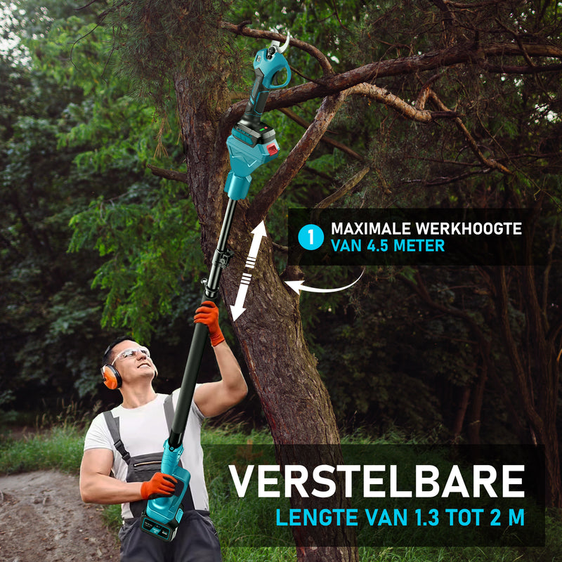 Afbeelding laden in Galerijviewer, Trimmex® Telescopisch Snoeisteel - Geschikt voor alle Trimmex gereedschap