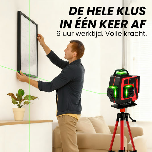 Trimmex® Kruislijnlaser - Nooit meer scheef!