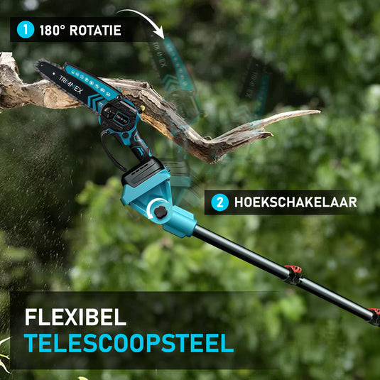 Trimmex® Telescopische Snoeisteel - Geschikt voor alle Trimmex gereedschap